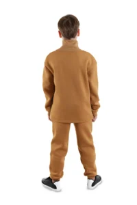 Denokids Stay Cool Oversize Boy's Mustard Tracksuit Set - Image 2
