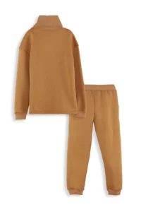 Denokids Stay Cool Oversize Boy's Mustard Tracksuit Set - Image 4