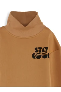 Denokids Stay Cool Oversize Boy's Mustard Tracksuit Set - Image 5