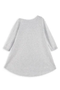 Denokids Gray Girls' Asymmetric Knitting Dress - Image 4