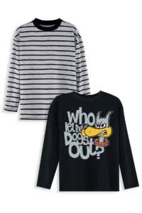 Denokids Boys' 2 Sets Paket T-Shirt - Image 3