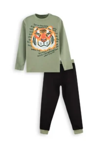 Denokids Kaplan Boys' T-Shirt Pants Set - Image 3