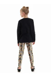 Denokids Love Girls' T-Shirt Leggings Set - Image 2