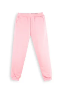 Denokids Striped Dostlar Girls' Pink Tracksuit Set - Image 7