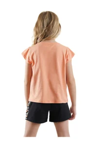 Denokids Zebra and Leo Girls' T-Shirt Shorts Set - Image 2