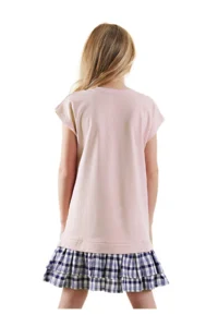 Denokids Unicorn Rock Girls' Plaid Dress - Image 2