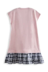 Denokids Unicorn Rock Girls' Plaid Dress - Image 4