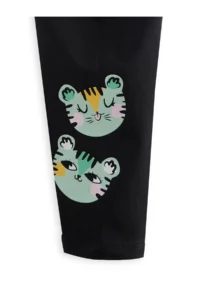 Denokids Polka Dotted Kaplan Girls' T-Shirt Leggings Set - Image 6