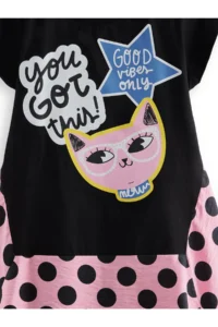 Denokids Cool Cat Girls' Dress - Image 5