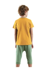 Denokids skater Boys' T-Shirt Capri Shorts Set - Image 2