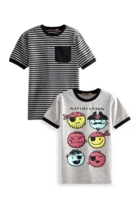 Denokids Pirate Boys' 2 Sets Paket T-Shirt - Image 3
