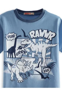 Denokids Dinolar Boys' T-Shirt Shorts Set - Image 6