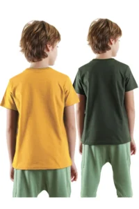 Denokids skater Boys' 2 Sets Paket T-Shirt - Image 2