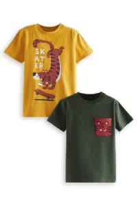 Denokids skater Boys' 2 Sets Paket T-Shirt - Image 3