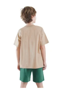 Denokids Summer Dino Boys' T-Shirt Shorts Set - Image 2