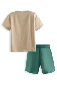 Denokids Summer Dino Boys' T-Shirt Shorts Set - Image 4