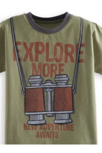 Denokids Explore Boys' T-Shirt Gabardine Shorts Set - Image 7