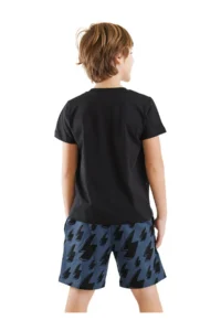 Denokids Şimşek Boys' T-Shirt Shorts Set - Image 2