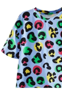 Denokids Leopard Girls' Oversized Dress - Image 5