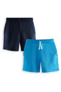 Denokids Boys' Basic 2 Sets Paket Shorts - Image 3