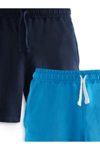 Denokids Boys' Basic 2 Sets Paket Shorts - Image 5