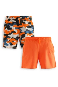 Denokids Boys' Basic 2 Sets Paket Shorts - Image 3