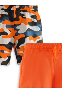 Denokids Boys' Basic 2 Sets Paket Shorts - Image 5