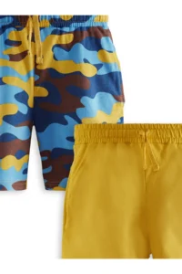 Denokids Boys' Basic 2 Sets Paket Shorts - Image 5
