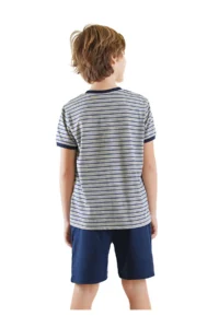 Denokids Boys' Basic T-Shirt Shorts Set - Image 2