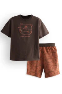 Denokids Play Boys' Basic T-Shirt Shorts Set - Image 3