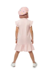 Denokids Girl's Dress Unicorn Appliqued 100% Cotton Shirt Style Dress 4-9 Years - Image 2