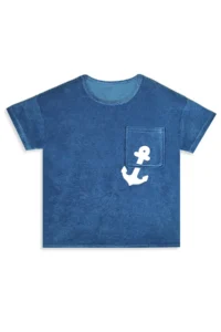 Denokids Boy's Suit Towel Fabric Oversize T-shirt & Shorts – Çapa Suit Age 7-12 - Image 6