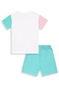 Denokids Boy's Suit Monster Printed 100% Cotton T-Shirt Cotton Shorts Summer Suit - Image 5