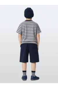 Denokids Boy's Suit Striped T-Shirt Pirate Shorts Summer Suit - Image 2