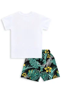 Denokids Boy's Suit Crocodile Hawaii Printed T-Shirt Shorts Double Suit Summer 2-8 Years - Image 5