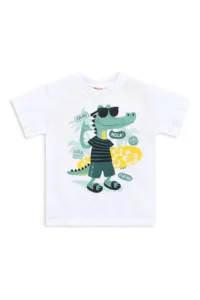 Denokids Boy's Suit Crocodile Hawaii Printed T-Shirt Shorts Double Suit Summer 2-8 Years - Image 6