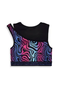 Denokids Girls' Sports Leggings Crop Top 2 Sets Set 6-11Y - Image 7