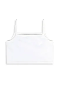 Denokids Girl's Crop Top 2-Piece Set Strappy Gray White Crop Top - Image 7