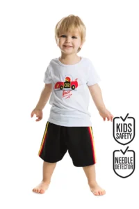 Denokids Baby Racer 03 Baby Size T-Shirt Shorts Set