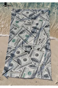 Marte Home DOLAR pattern Printed Beach Towel
