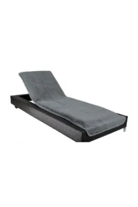 DensHaus Dark GRAY anthracite Sunbed Beach Towel Cotton