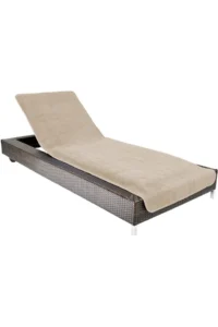 DensHaus 75x200 Hellbraun Beach Sunbed Towel Cotton - Image 2