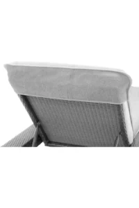 DensHaus 75x200 Hellgrau Beach Sunbed Towel Cotton - Image 3