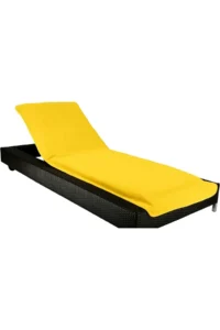 DensHaus 75x200 Yellow Gelb Beach Sunbed Towel Cotton - Image 2
