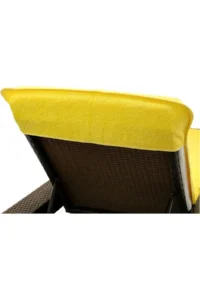DensHaus 75x200 Yellow Gelb Beach Sunbed Towel Cotton - Image 3