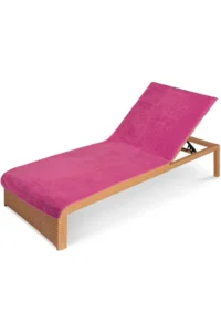 DensHaus 75x200 Fuchsie Beach Sunbed Towel Cotton - Image 2