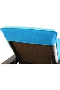 DensHaus 75x200 Turquoise Beach Sunbed Towel Cotton - Image 2