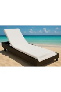 DensHaus 75x200 Weiß Beach Sunbed Towel Cotton