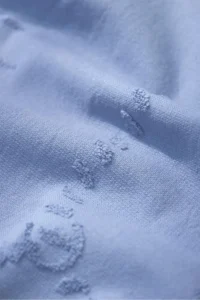 FAVORA Trend 100% Cotton Embossed Beach Towel - Blue - Image 3
