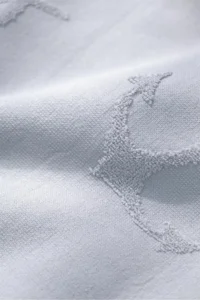 FAVORA Trend 100% Cotton Embossed Beach Towel - Gray - Image 3